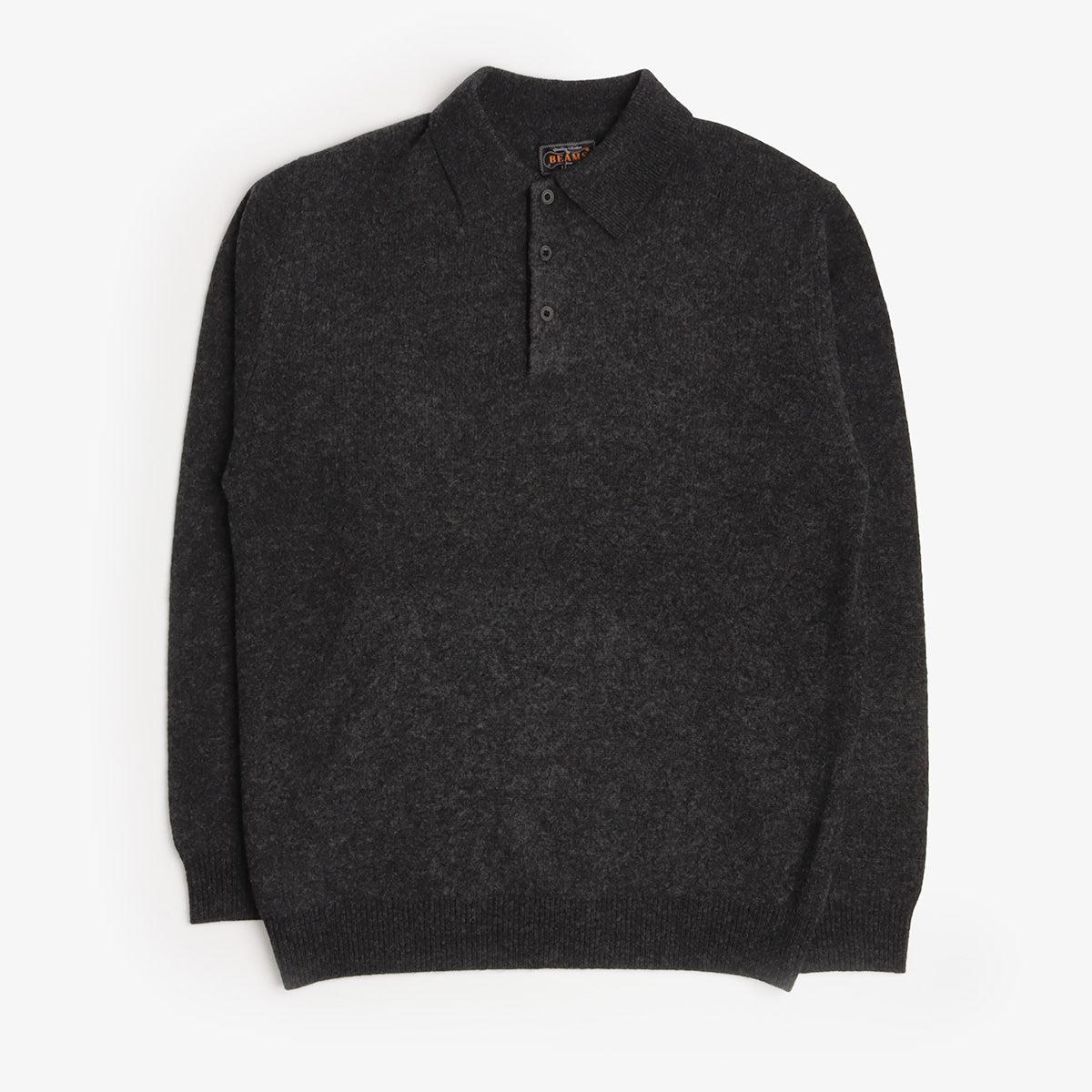 Beams Plus Knit Polo 9G Sweater