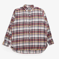 Beams Plus Button Down Classic Fit Indian Flannel Plaid Shirt