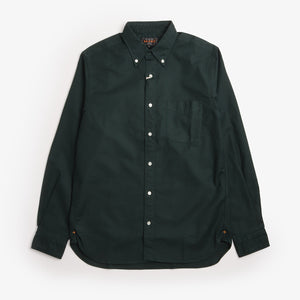 Beams Plus Button Down Color Oxford Shirt - Green