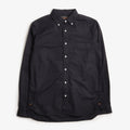 Beams Plus Button Down Oxford Shirt, Navy, Detail Shot 1