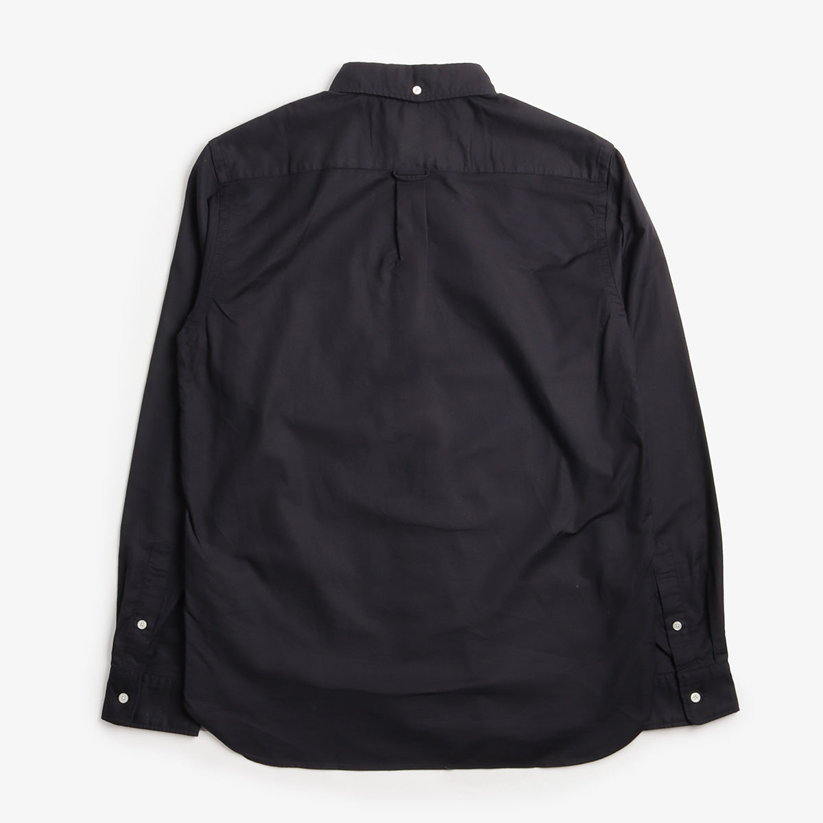 Beams Plus Button Down Oxford Shirt, Navy, Detail Shot 2