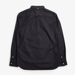 thumbnail Beams Plus Button Down Oxford Shirt, Navy, Detail Shot 2