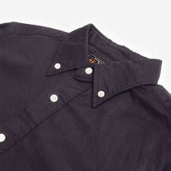 thumbnail Beams Plus Button Down Oxford Shirt, Navy, Detail Shot 3