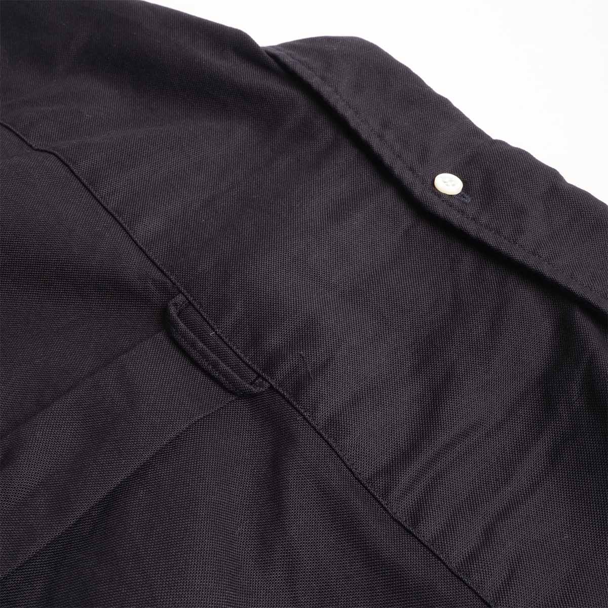 Beams Plus Button Down Oxford Shirt, Navy, Detail Shot 5