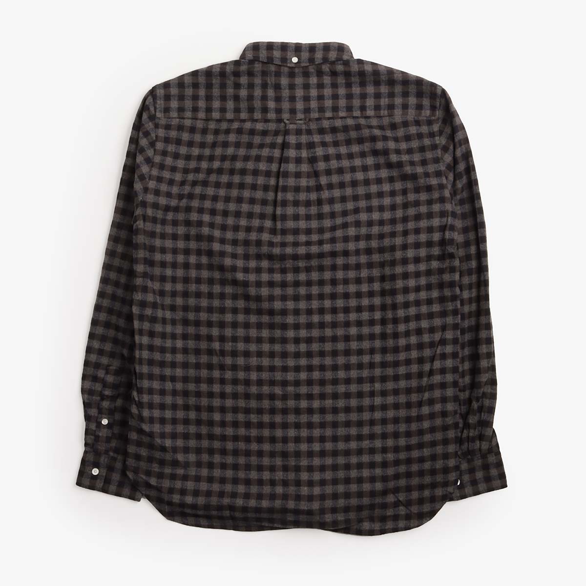 Beams Plus Button Down Gingham Check Shaggy Shirt