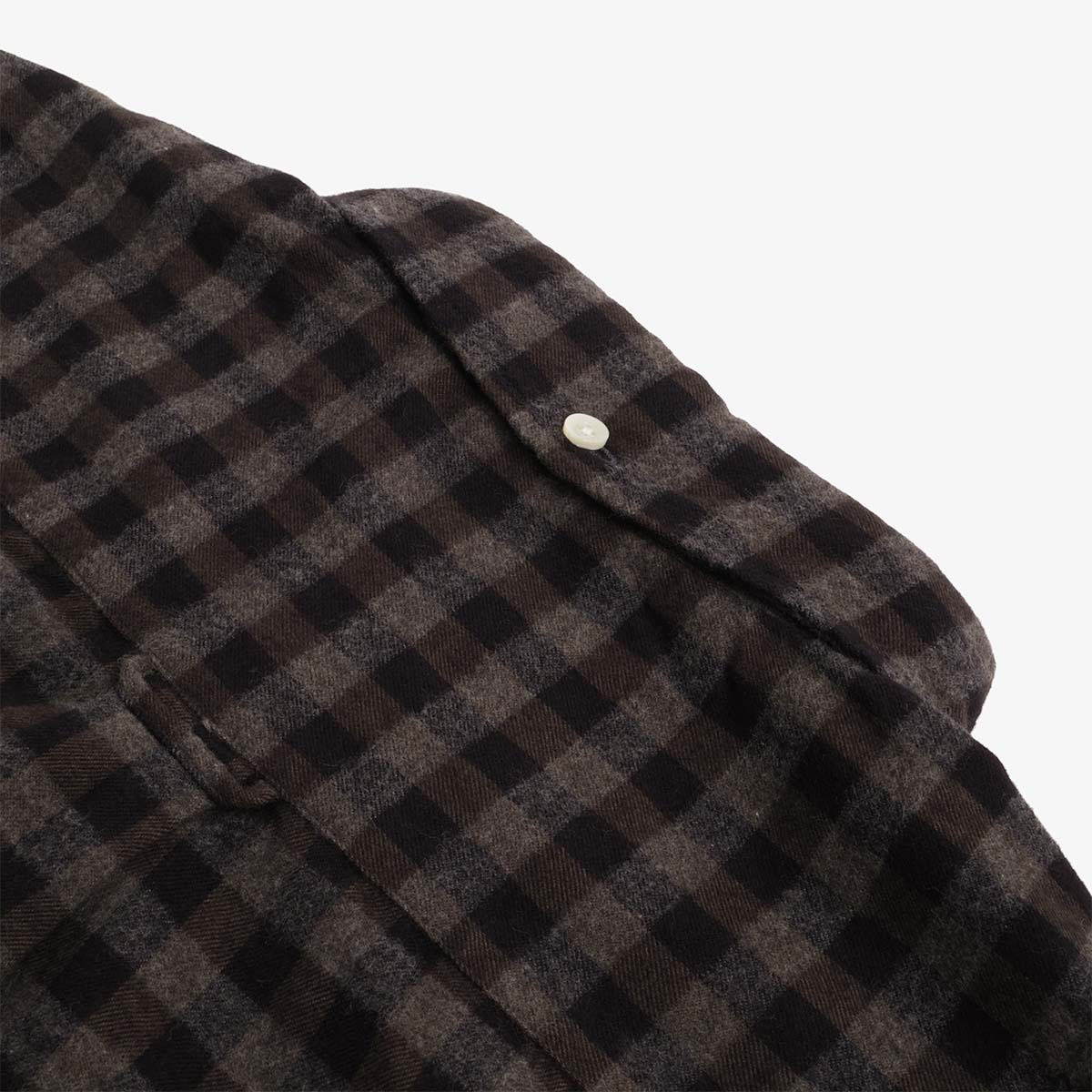 Beams Plus Button Down Gingham Check Shaggy Shirt
