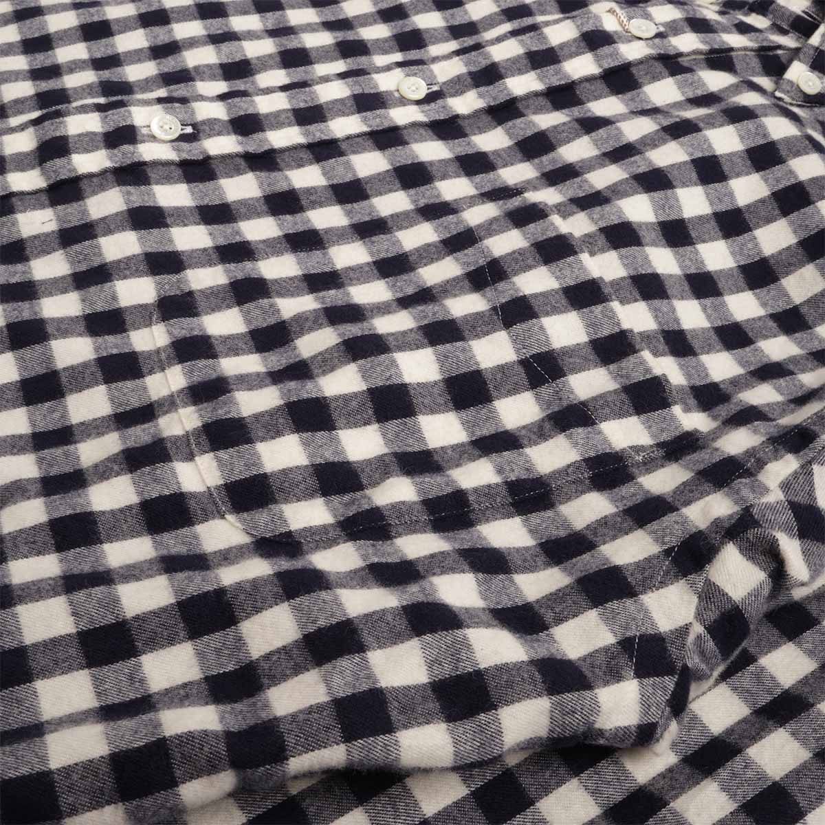 Beams Plus Button Down Gingham Check Shaggy Shirt