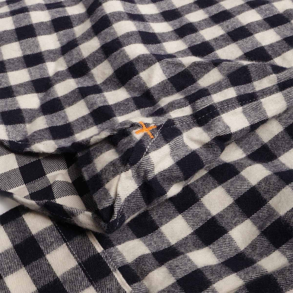 Beams Plus Button Down Gingham Check Shaggy Shirt