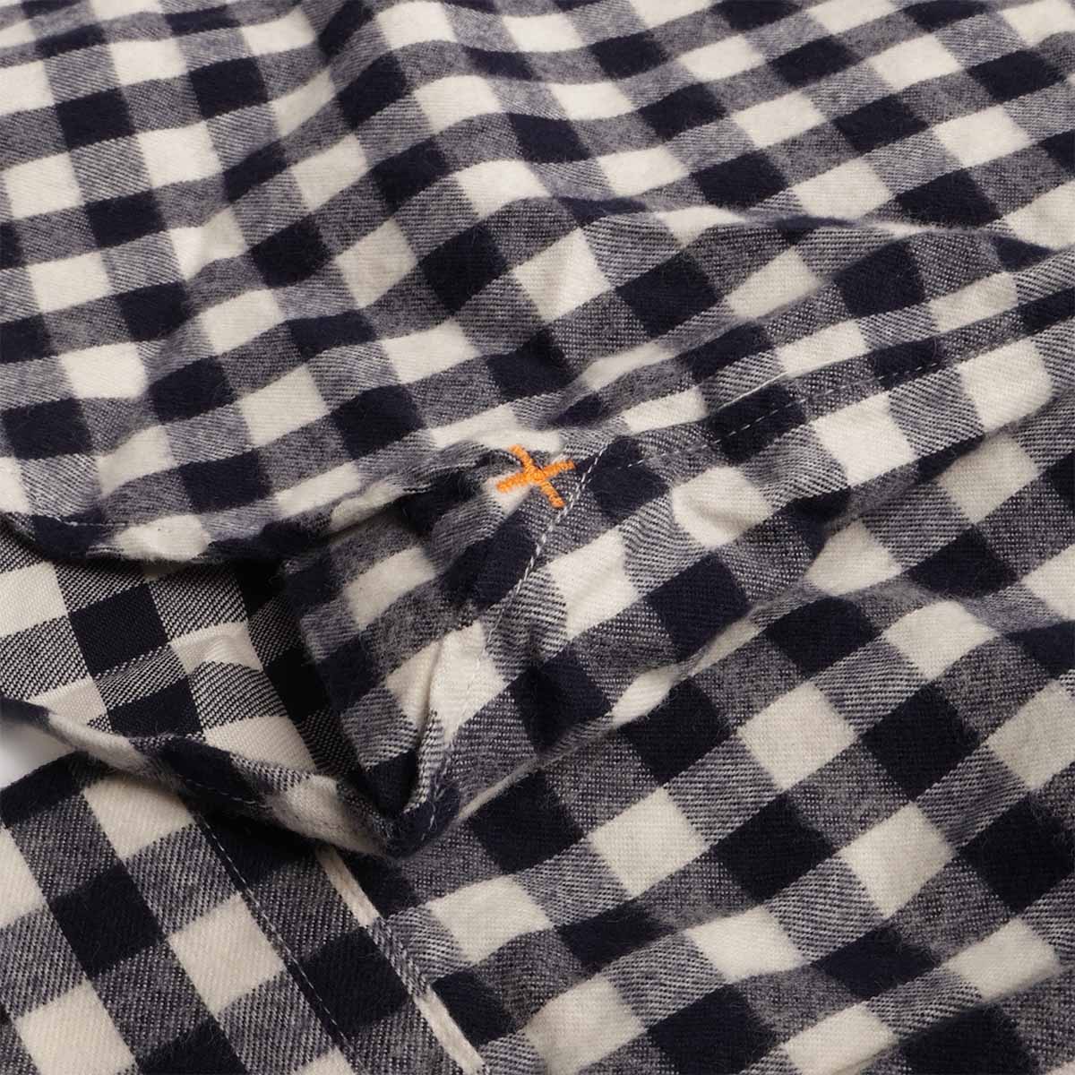 Beams Plus Button Down Gingham Check Shaggy Shirt