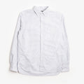 Beams Plus Button Down Oxford Candy Stripe Shirt, Blue, Detail Shot 1