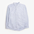 Beams Plus Button Down Oxford Shirt, Blue, Detail Shot 1