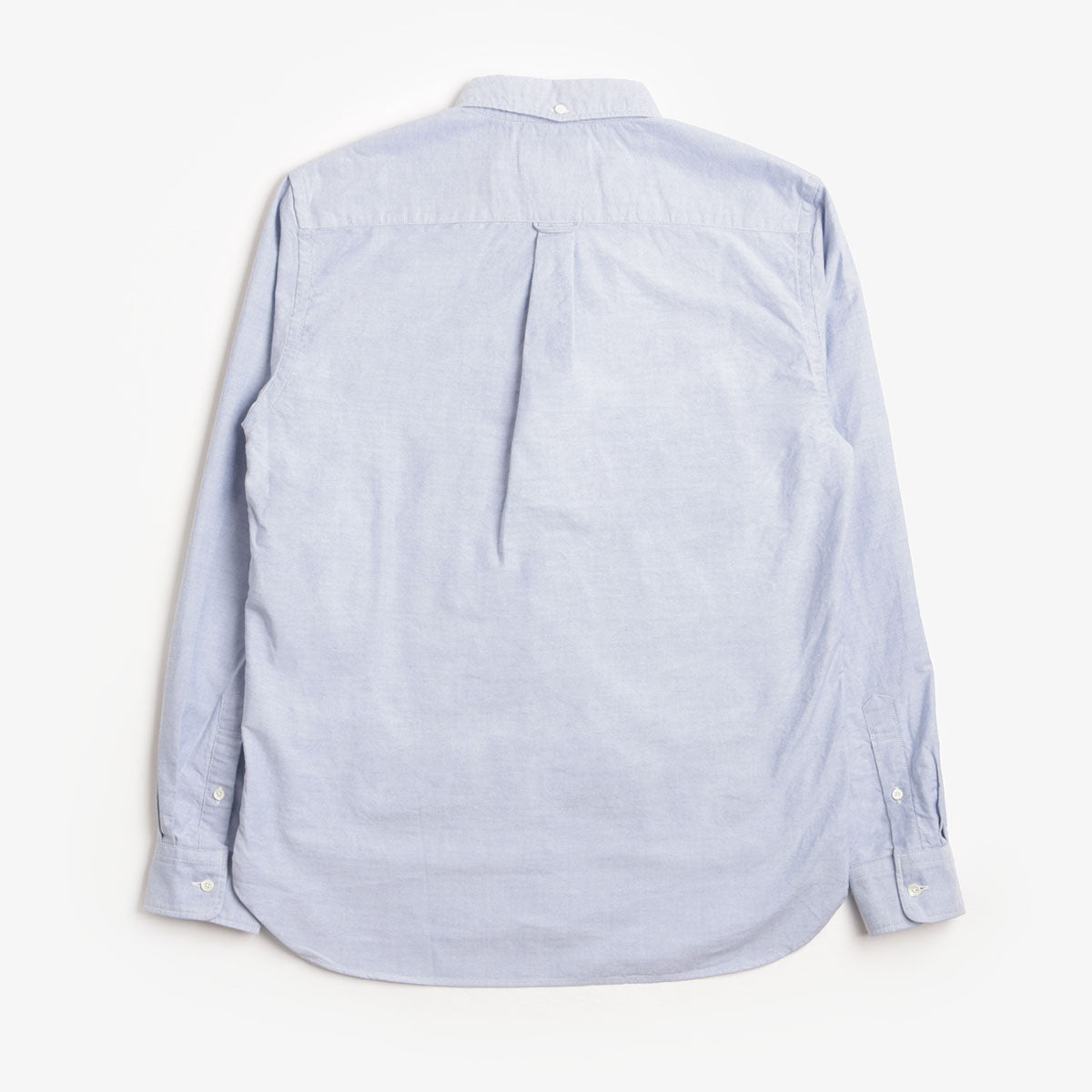 Beams Plus Button Down Oxford Shirt, Blue, Detail Shot 2