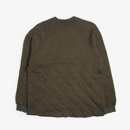 Beams Plus MIL Quilt Crew Sweatshirt
