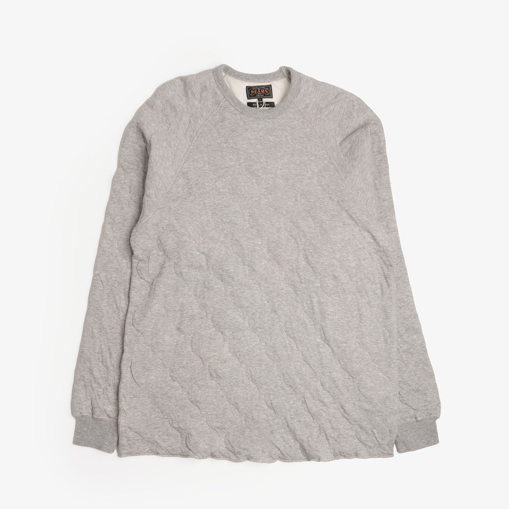 Beams Plus MIL Quilt Crew Sweatshirt