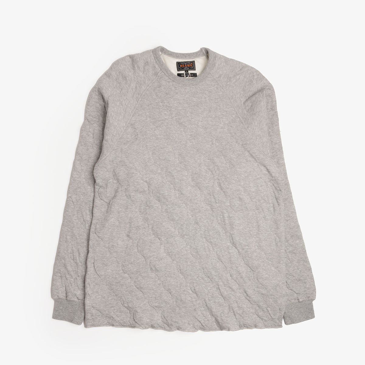 Beams Plus MIL Quilt Crew Sweatshirt
