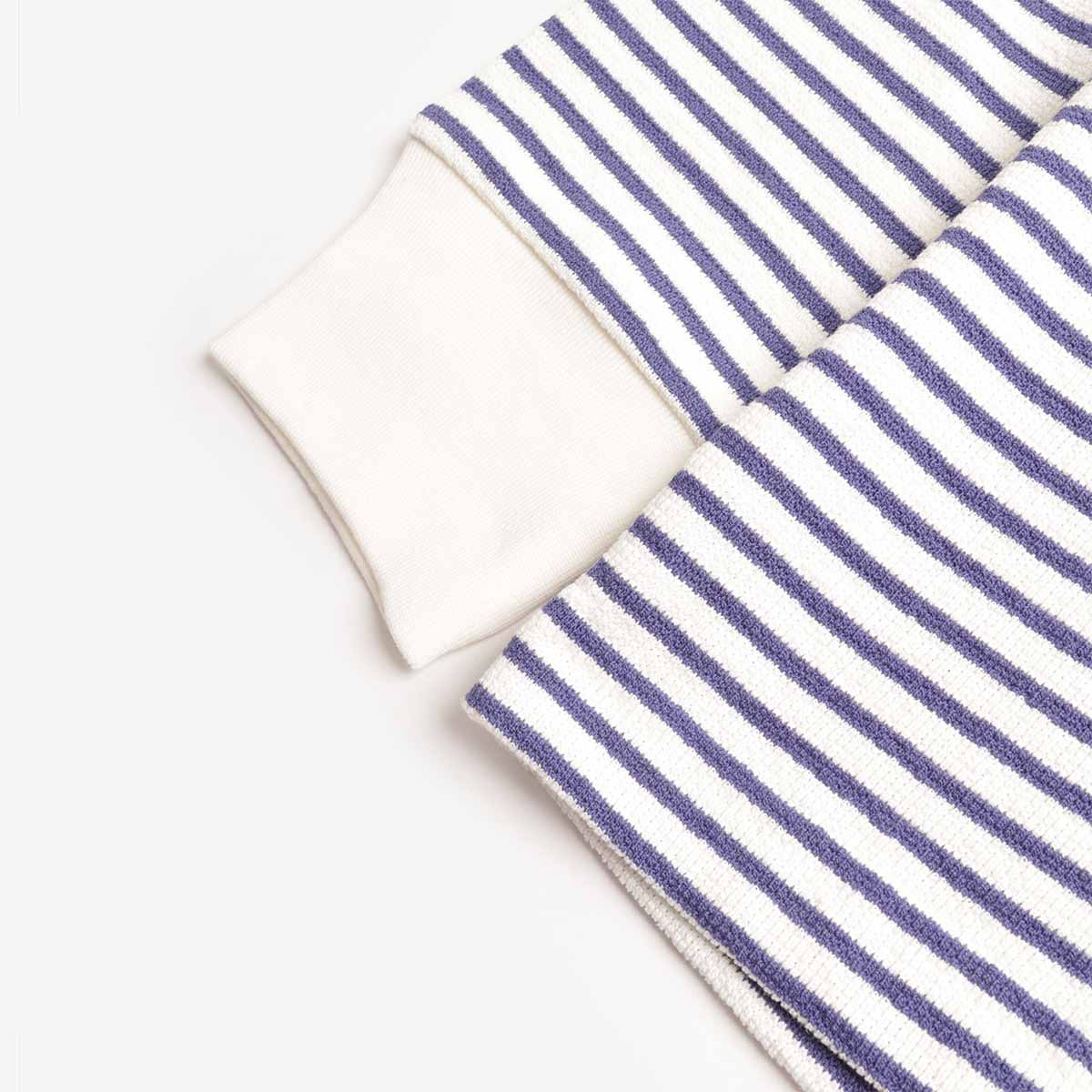 Beams Plus Pocket Inlay Stripe T-Shirt, Off White, Detail Shot 3