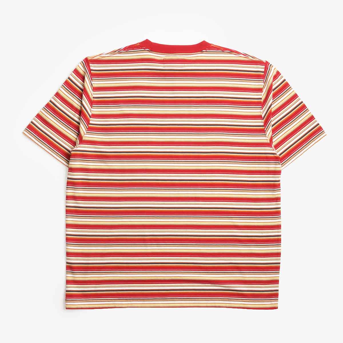 main Beams Plus Multi Stripe Pocket T-Shirt, Red, Detail Shot 4