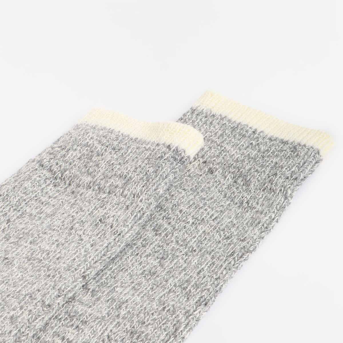 main Beams Plus Rag Socks, Grey Red, Detail Shot 5