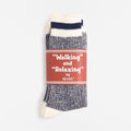 Beams Plus Rag Socks, New Navy Navy, Detail Shot 2