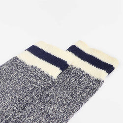 thumbnail Beams Plus Rag Socks, New Navy Navy, Detail Shot 4