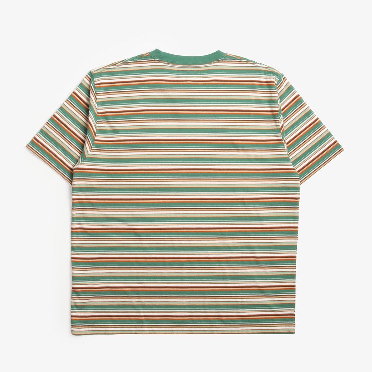 Beams Plus Multi Stripe Pocket T-Shirt, Green, Detail Shot 4