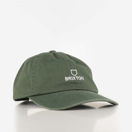 Brixton Alpha LP Cap, Trekking Green Vintage Wash, Detail Shot 1