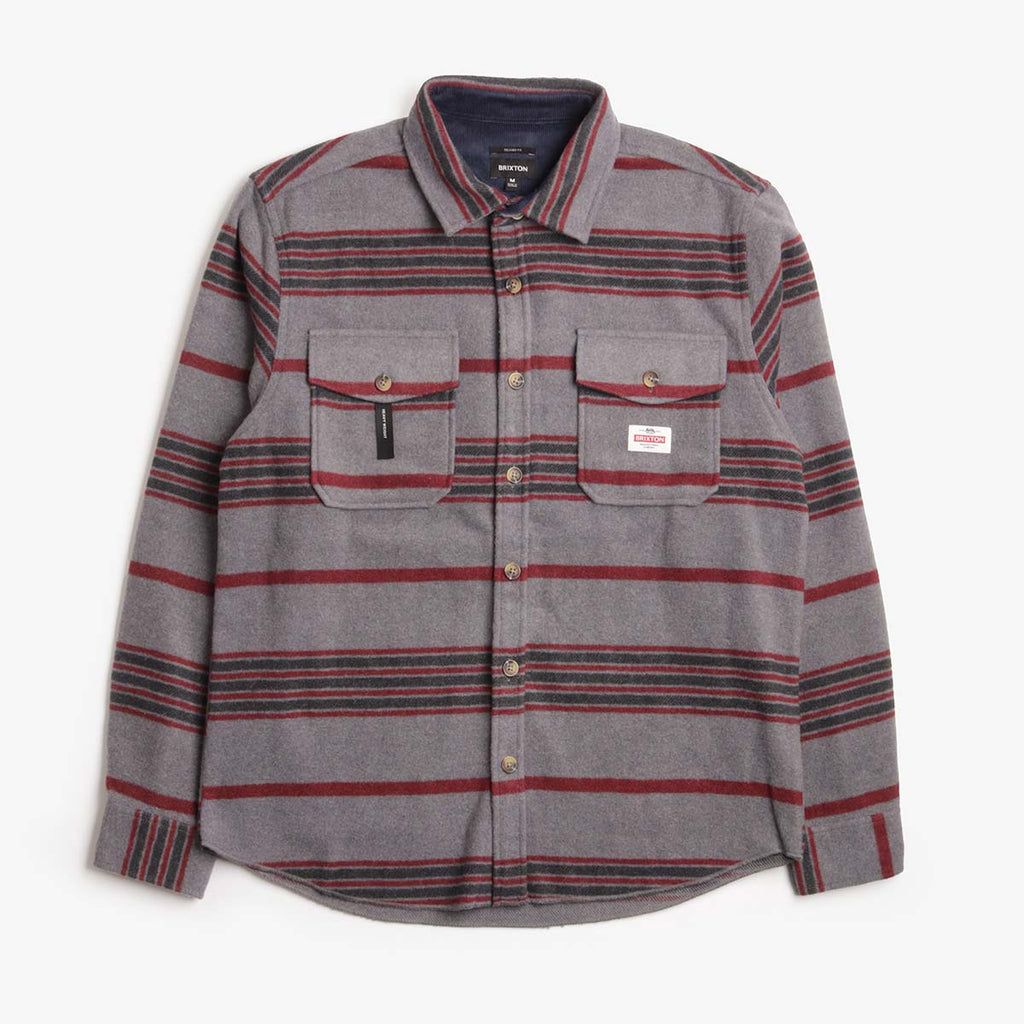 Brixton Altered Threads Overshirt, Multi Blanket Stripe, Detail Shot 1