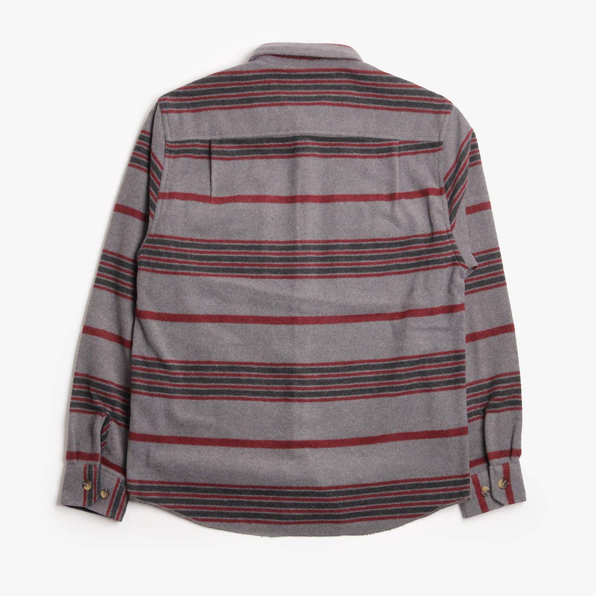Brixton Altered Threads Overshirt, Multi Blanket Stripe, Detail Shot 2