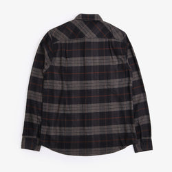 thumbnail Brixton Bowery Flannel Shirt, Black Charcoal, Detail Shot 3