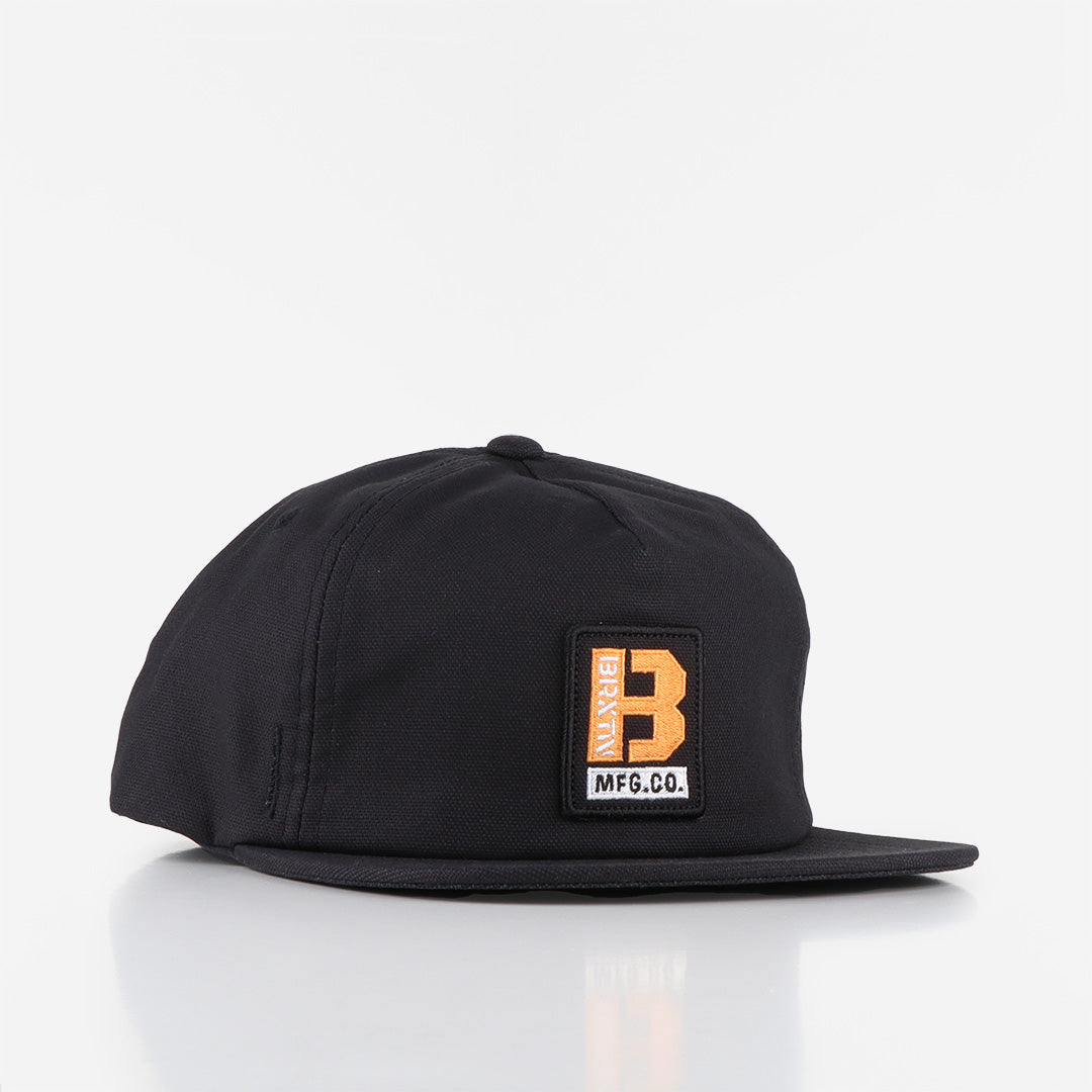 Brixton Builders MP Adjustable Hat, Black, Detail Shot 1