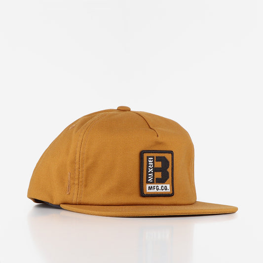 Brixton Builders MP Adjustable Hat, Golden Brown, Detail Shot 1