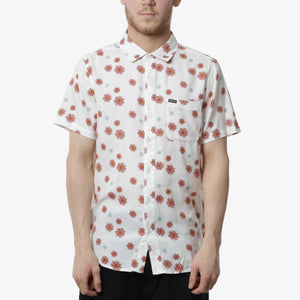 Chemise tissée flammée Brixton Charter - Blanc cassé Semelle