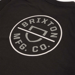 thumbnail Brixton Crest II T-Shirt, Black Dark Sage Warm Grey, Detail Shot 4