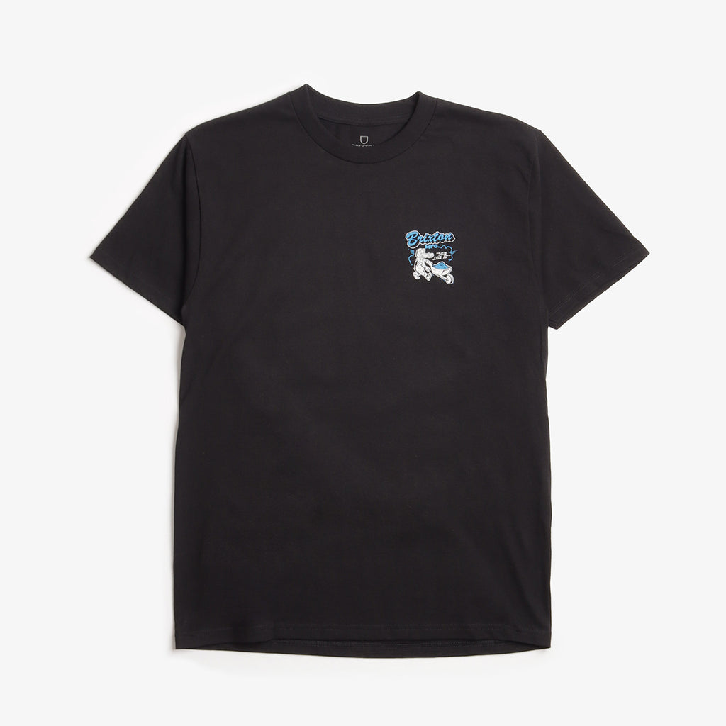 Brixton Dig It T-Shirt, Black, Detail Shot 2