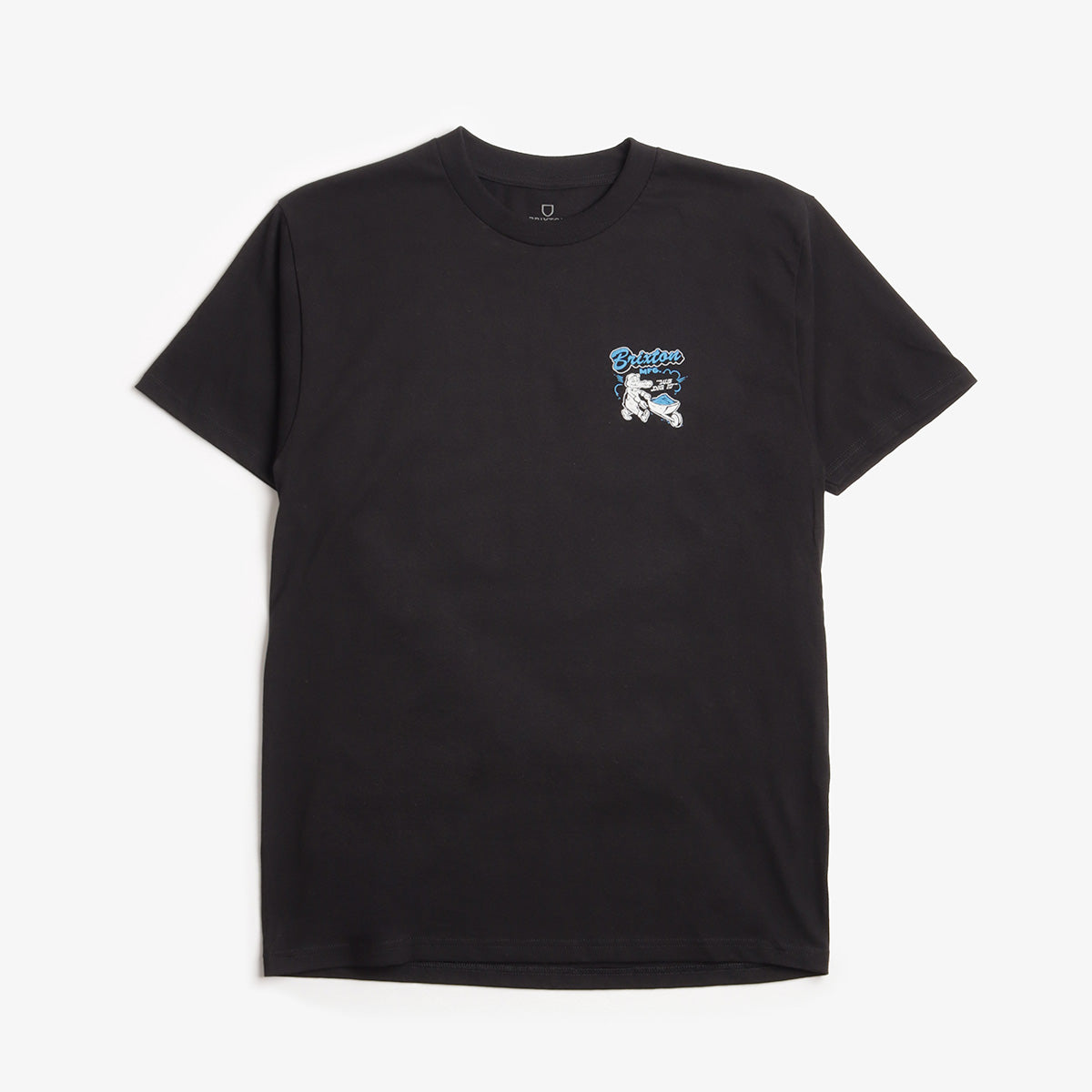 Brixton Dig It T-Shirt, Black, Detail Shot 2