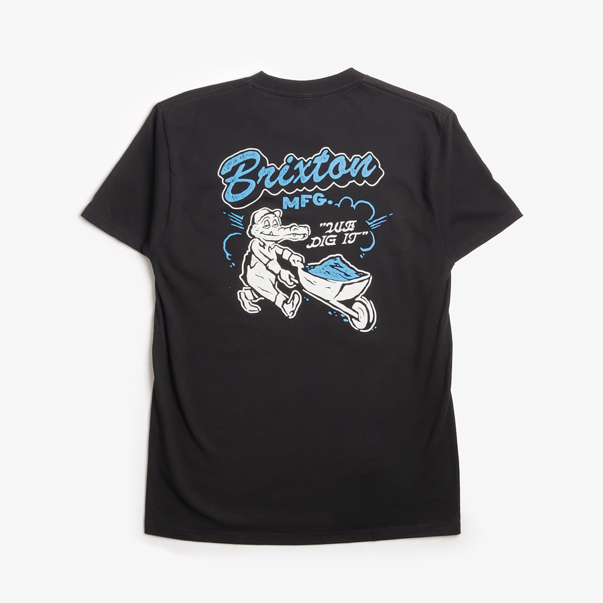 Brixton Dig It T-Shirt, Black, Detail Shot 1