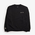 Brixton Embroidered Heavyweight Crew Sweatshirt, Black, Detail Shot 1