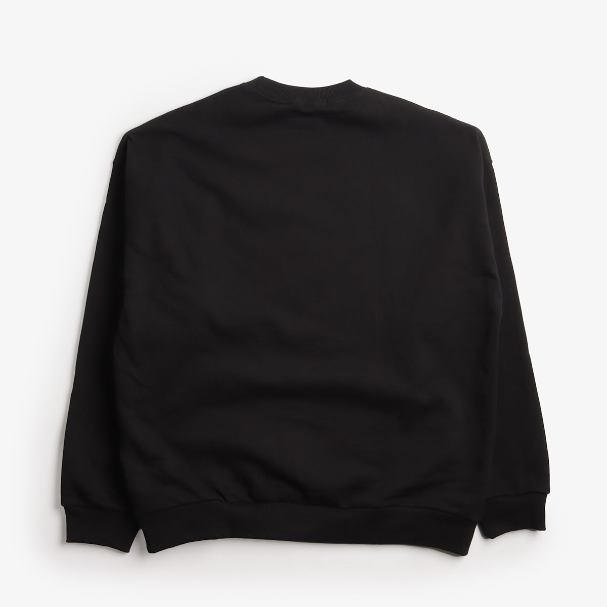 Brixton Embroidered Heavyweight Crew Sweatshirt, Black, Detail Shot 5