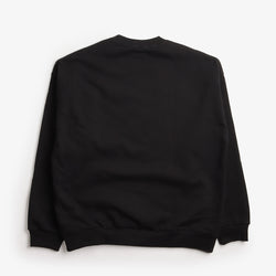 thumbnail Brixton Embroidered Heavyweight Crew Sweatshirt, Black, Detail Shot 5