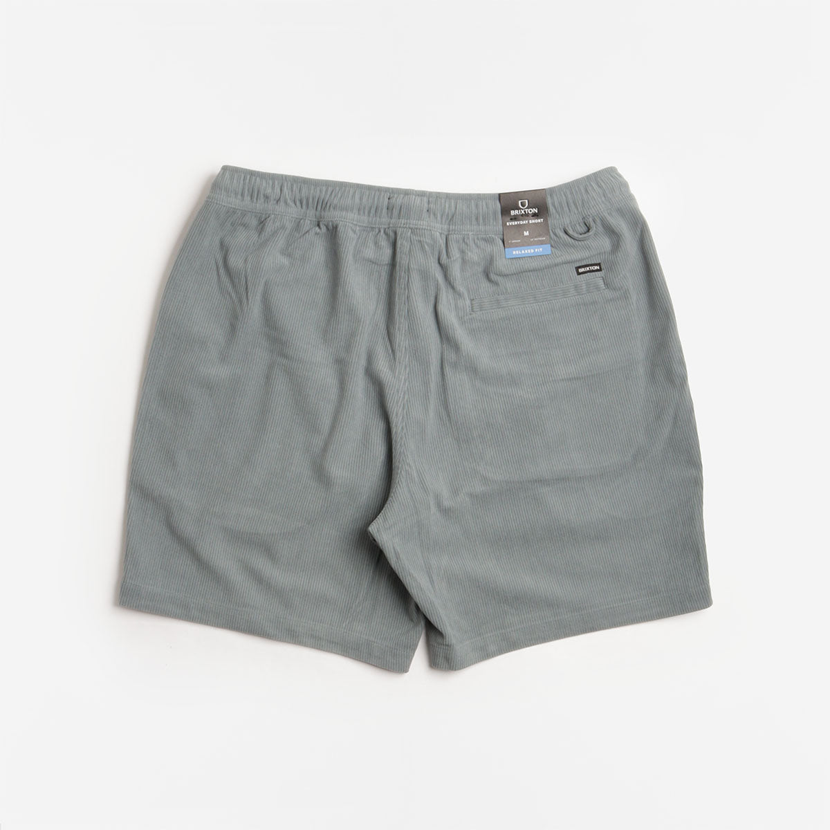 main Brixton Everday Corduroy Shorts, Trooper, Detail Shot 2