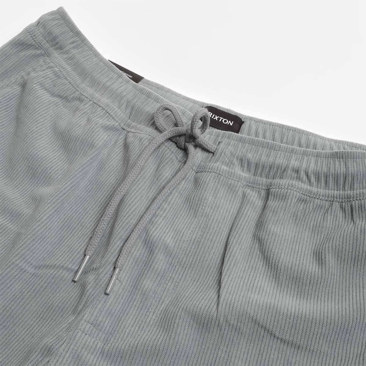 main Brixton Everday Corduroy Shorts, Trooper, Detail Shot 3