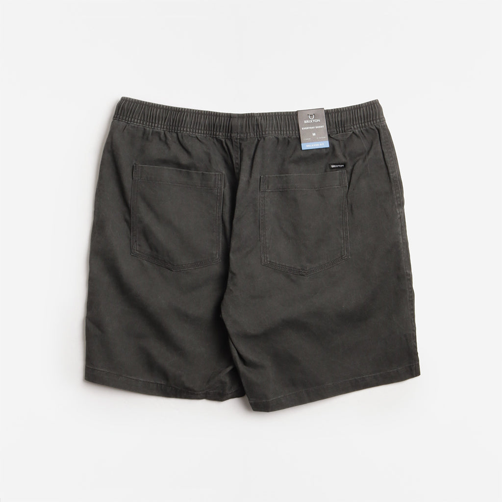 Brixton Everyday Vintage Wash Shorts, Washed Black, Detail Shot 2