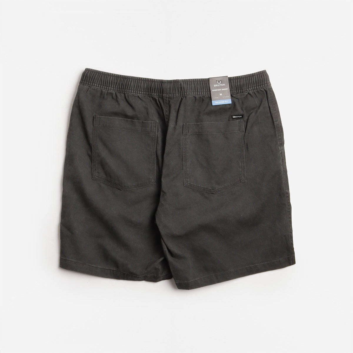 Brixton Everyday Vintage Wash Shorts, Washed Black, Detail Shot 2