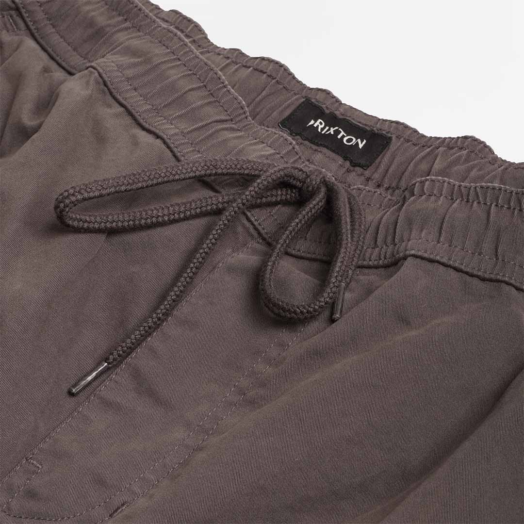 main Brixton Everyday Vintage Wash Shorts, Washed Black, Detail Shot 2