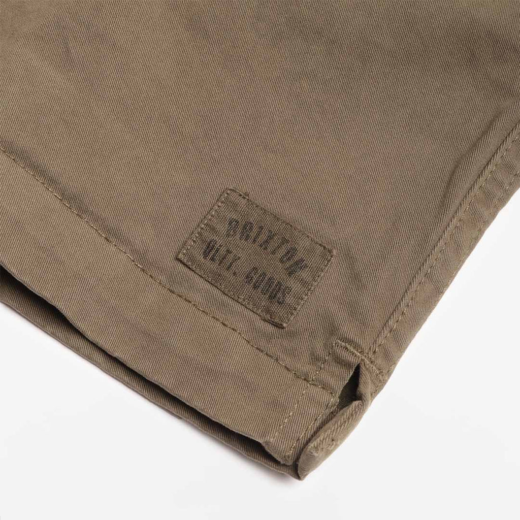 Brixton Everyday Vintage Wash Shorts, Washed Ivy Green, Detail Shot 3
