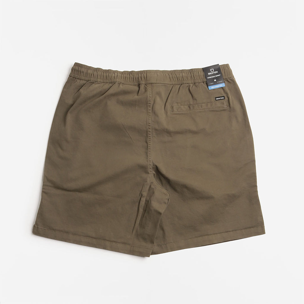 Brixton Everyday Vintage Wash Shorts, Washed Ivy Green, Detail Shot 5