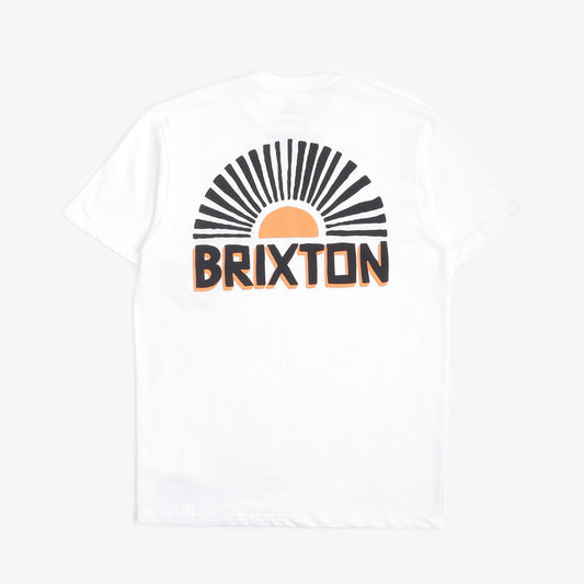 Brixton Fairview T-Shirt, White, Detail Shot 1