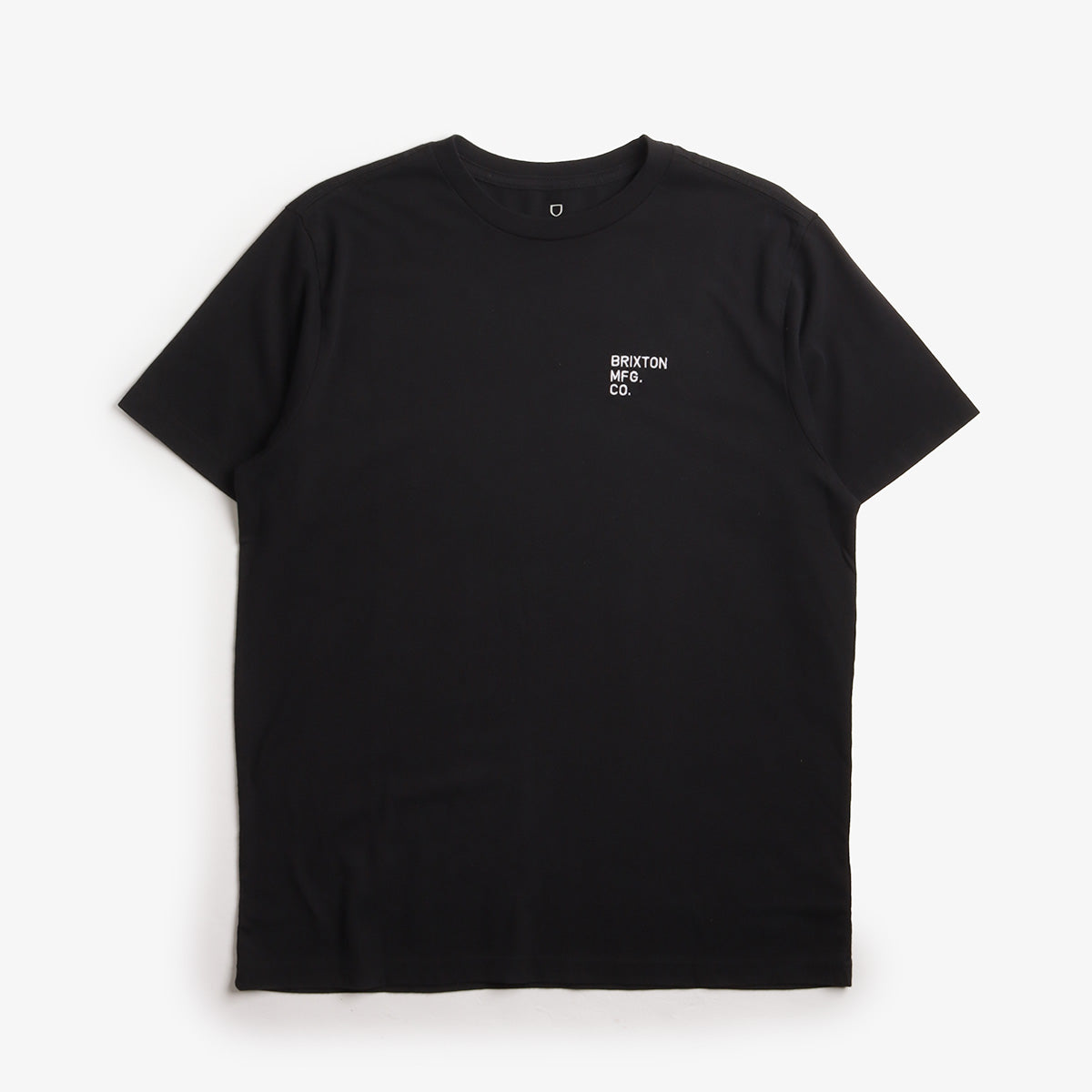 Brixton Gage Premium T-Shirt, Black Worn Wash, Detail Shot 2