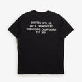 Brixton Gage Premium T-Shirt, Black Worn Wash, Detail Shot 1