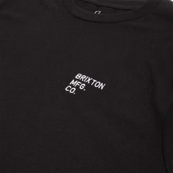 thumbnail Brixton Gage Premium T-Shirt, Black Worn Wash, Detail Shot 3